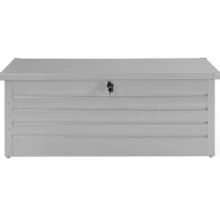 Coffre de rangement extérieur étanche en métal gris clair 600 L*IDMarket Outlet