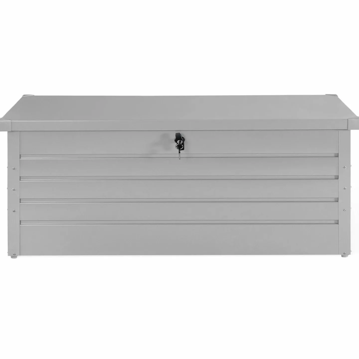 Coffre de rangement extérieur étanche en métal gris clair 600 L*IDMarket Outlet