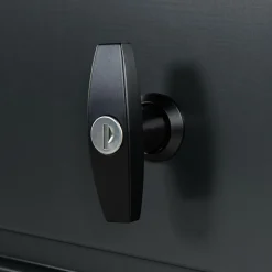 Coffre de rangement métal 810L verrouillable gris anthracite pour jardin 147x86x82 cm*IDMarket Hot