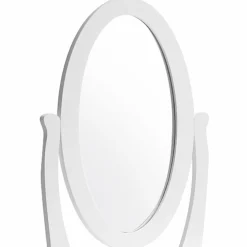Coiffeuse blanche avec miroir et tabouret*IDMarket Discount