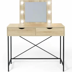 Coiffeuse industrielle avec éclairage*IDMarket Hot