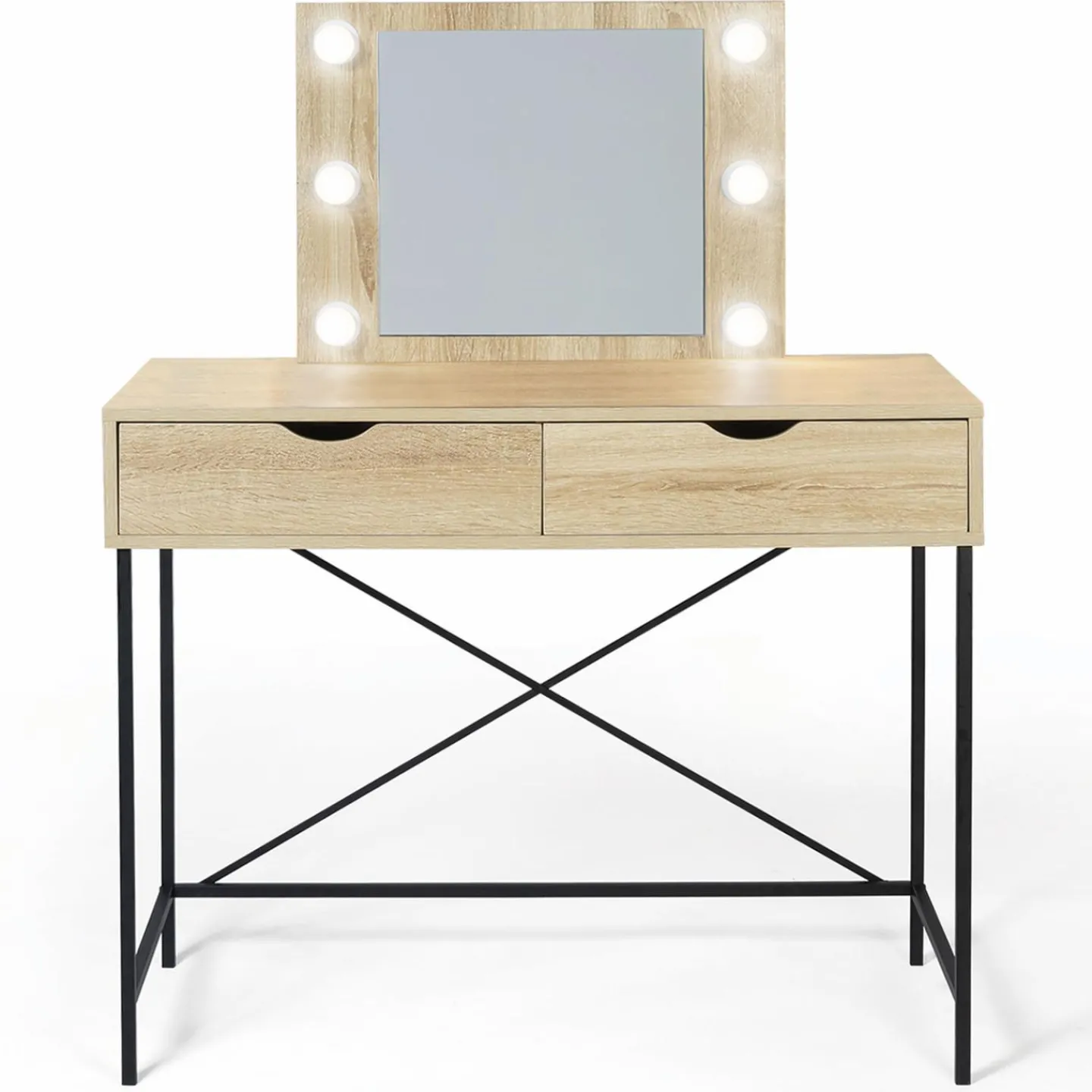 Coiffeuse industrielle avec éclairage*IDMarket Hot