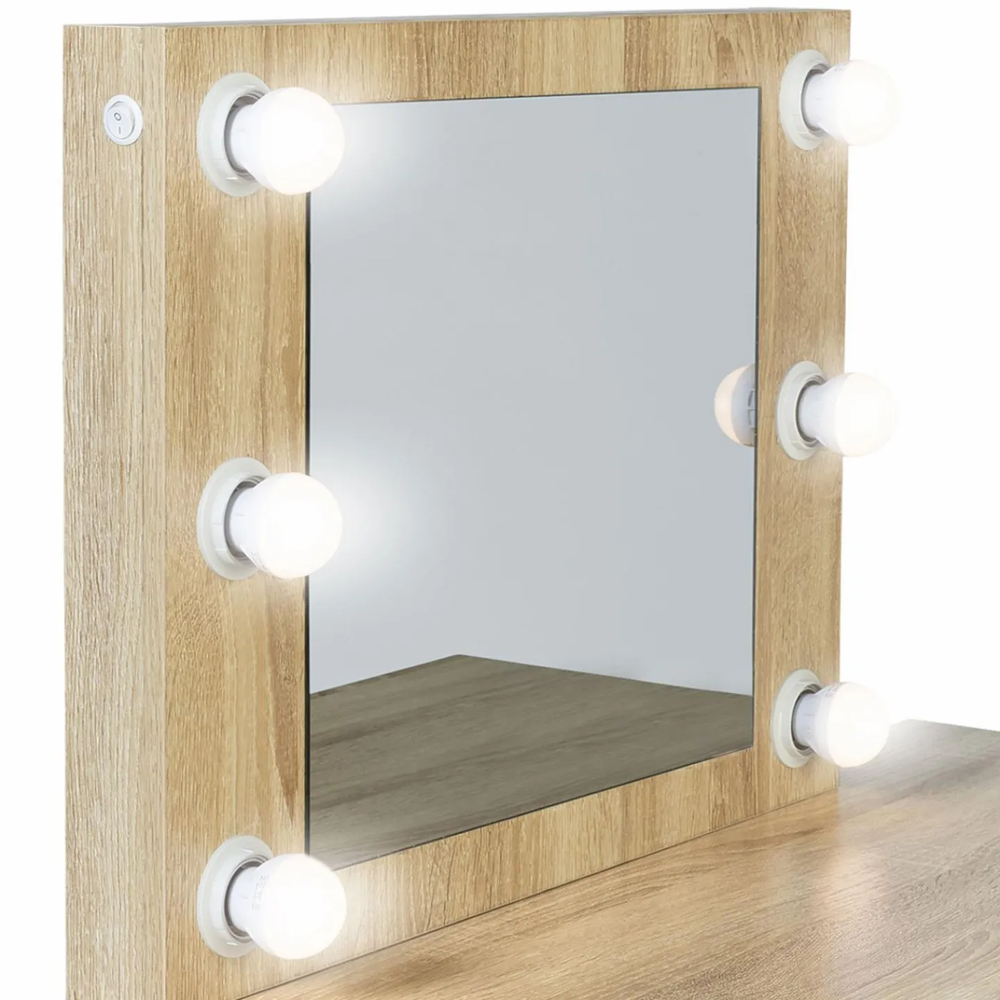 Coiffeuse industrielle avec éclairage*IDMarket Hot