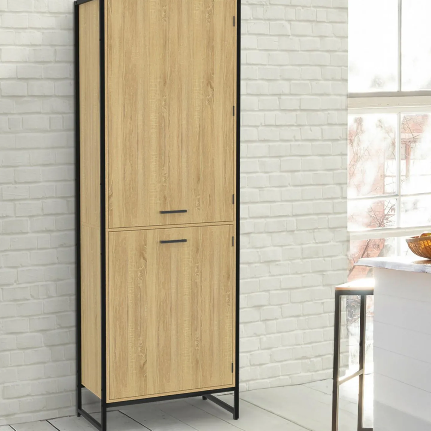 Colonne cuisine industrielle 2 portes*IDMarket Clearance