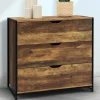 Commode design industriel 3 tiroirs avec étagère*IDMarket Best