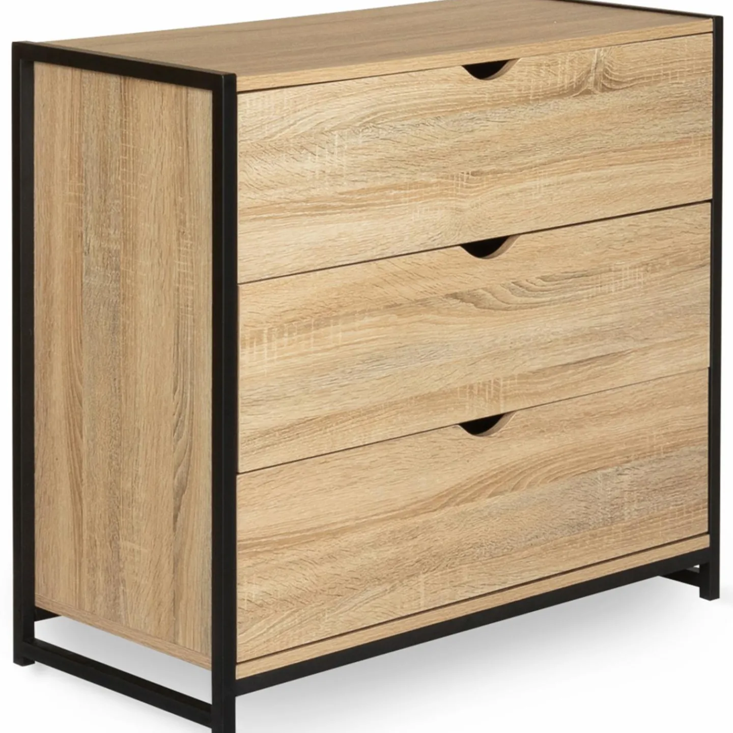 Commode industrielle 3 tiroirs*IDMarket Sale