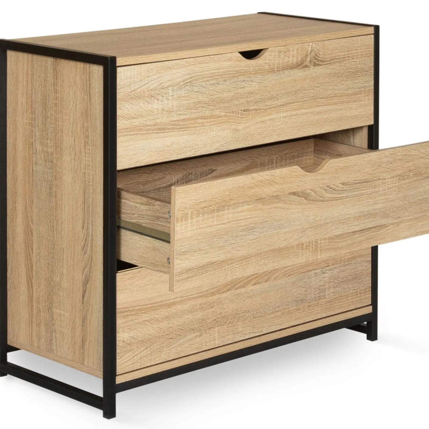 Commode industrielle 3 tiroirs*IDMarket Sale