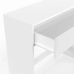 Console bois blanc 1 tiroir design moderne*IDMarket Sale