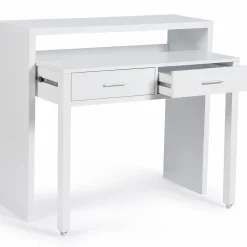 Console bureau extensible blanc*IDMarket Best