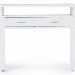 Console bureau extensible blanc*IDMarket Best