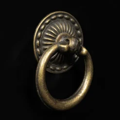 Console noire style asiatique 1 tiroir*IDMarket Discount