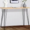 Console vintage bois pieds épingle*IDMarket Discount