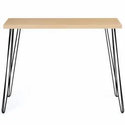 Console vintage bois pieds épingle*IDMarket Discount