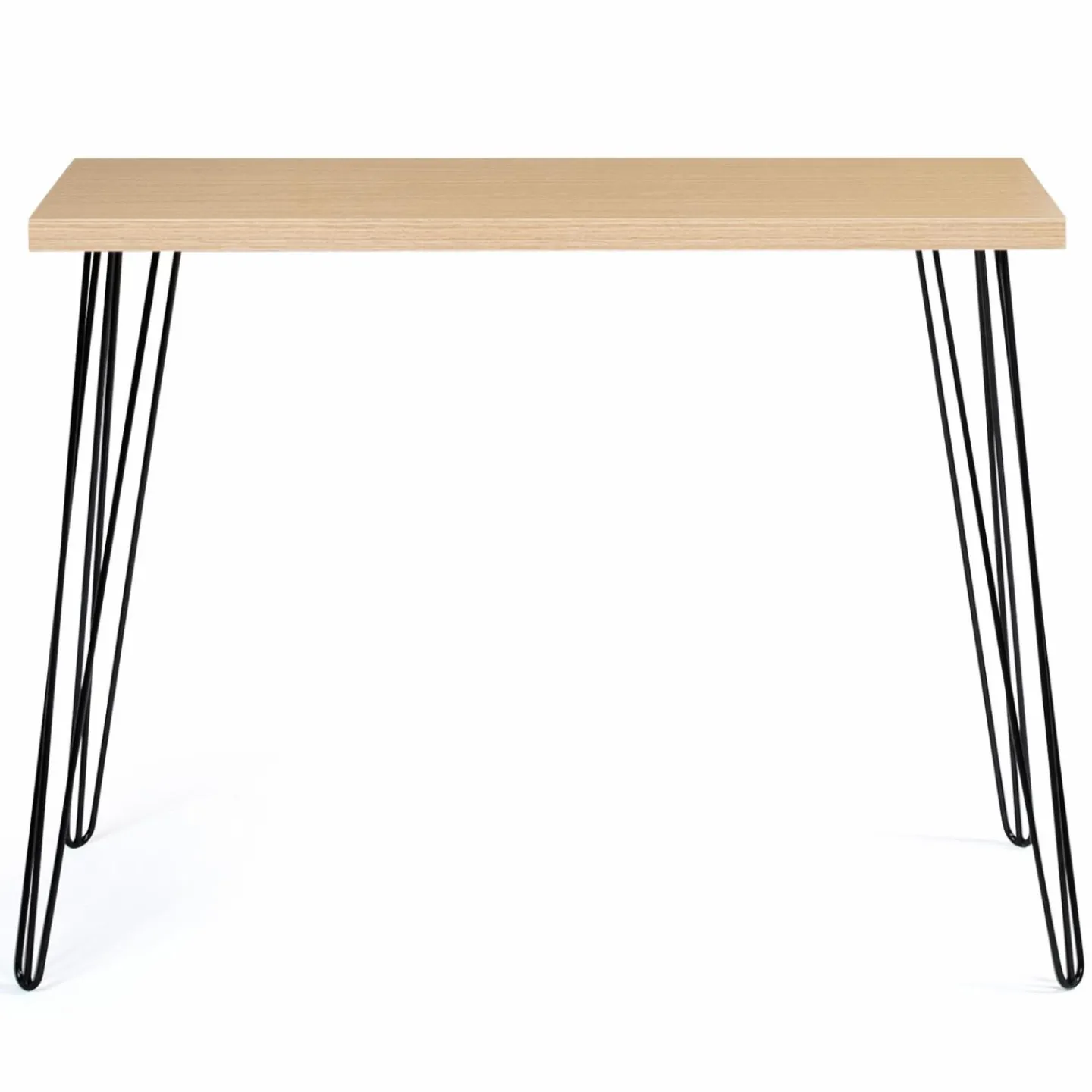 Console vintage bois pieds épingle*IDMarket Discount