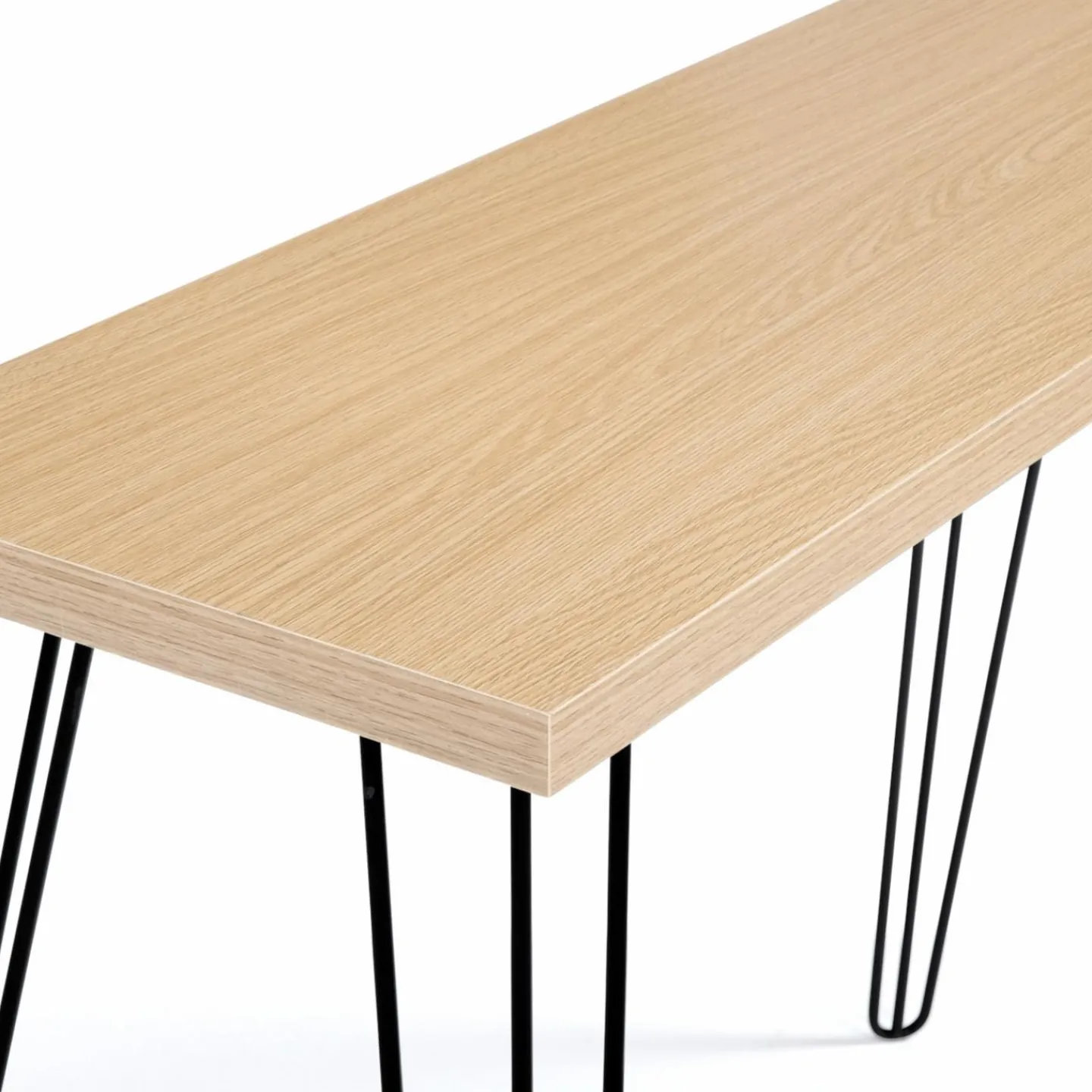 Console vintage bois pieds épingle*IDMarket Discount