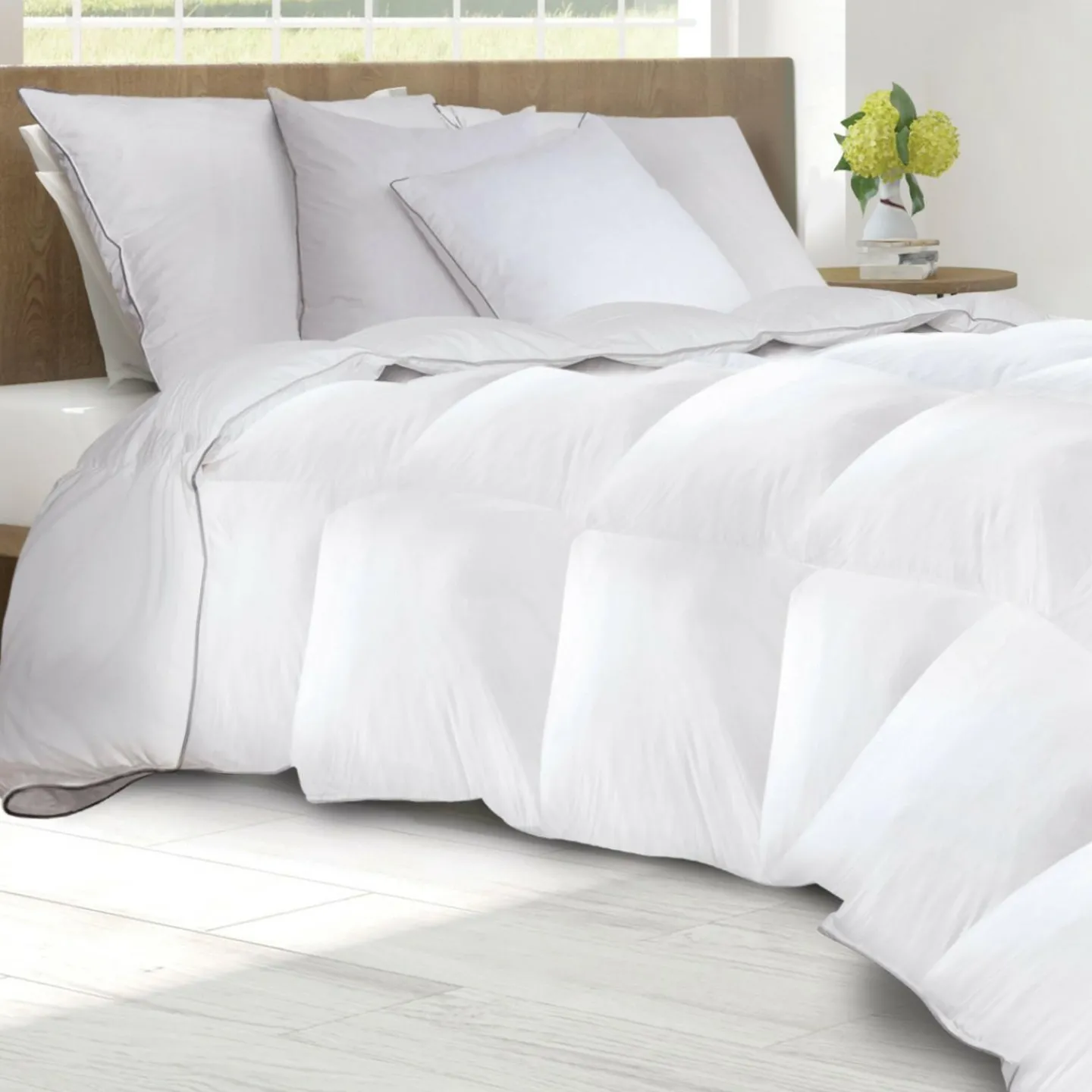 Couette 240x220 + 2 oreillers en plume d’oie*IDMarket Sale