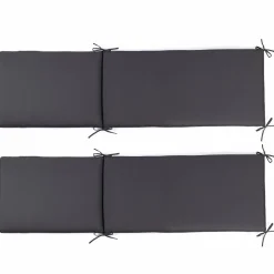 Coussins transat gris 190 cm*IDMarket Clearance