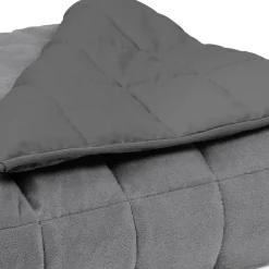Couverture lestée 150x200 cm bicolore gris clair et gris 9 kg*IDMarket Outlet