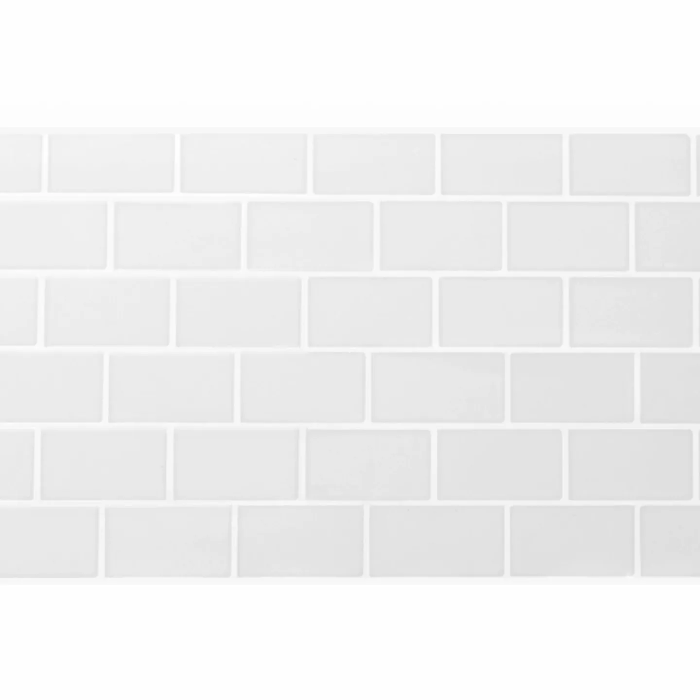 Crédence adhésive murale effet carrelage blanc*IDMarket Clearance