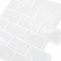 Crédence adhésive murale effet carrelage blanc*IDMarket Clearance