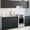 Cuisine complète 240 cm avec plan de travail blanc et gris*IDMarket Best