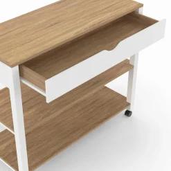 Desserte de cuisine XXL plan de travail 110 cm et tiroir*IDMarket Clearance