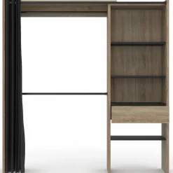 Dressing extensible bois et noir*IDMarket Best