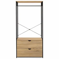 Dressing industriel 2 tiroirs 80 cm*IDMarket Hot