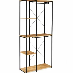 Dressing industriel double penderie 90 cm*IDMarket Outlet