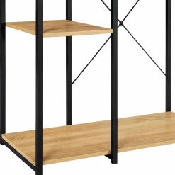 Dressing industriel double penderie 90 cm*IDMarket Outlet