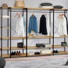 Dressing ouvert industriel 167 cm*IDMarket New