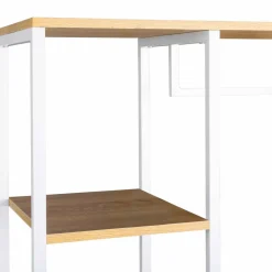Dressing penderie avec étagère style industriel blanc 90 cm*IDMarket Hot