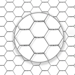 Enclos poulailler acier galvanisé 12m² 3x4 m*IDMarket Outlet