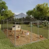 Enclos poulailler en acier galvanisé 18 m² 6x3 m volière extérieure XXL*IDMarket Clearance
