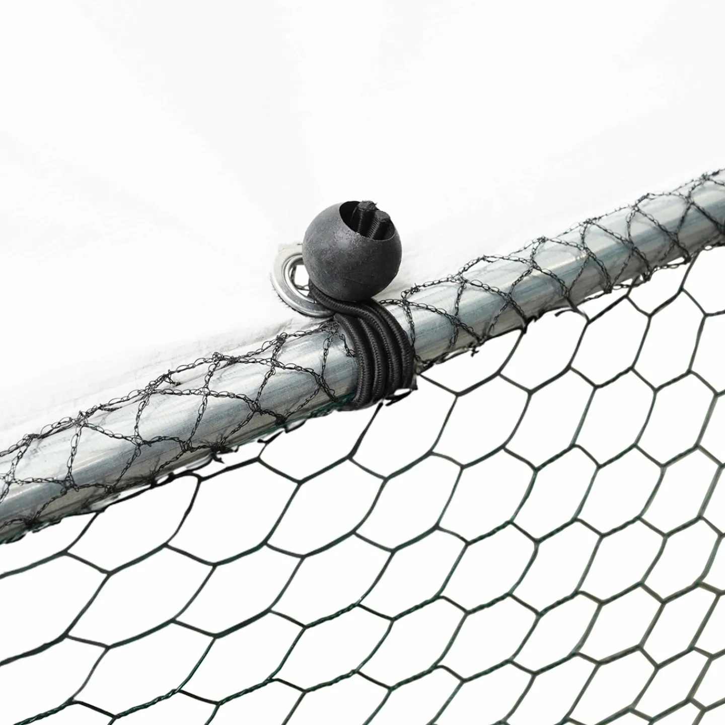 Enclos poules 6 m2 parc grillagé 3x2m acier galvanisé*IDMarket Hot