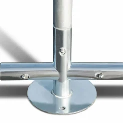 Enclos poules 2x4m acier galvanisé*IDMarket New