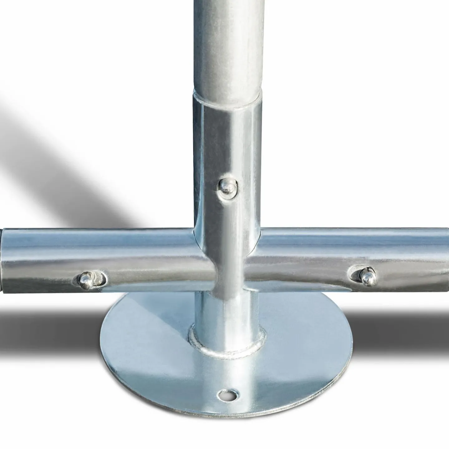 Enclos poules 2x4m acier galvanisé*IDMarket New