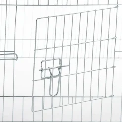 Enclos pour lapin extérieur grillagé 1,35 m2*IDMarket