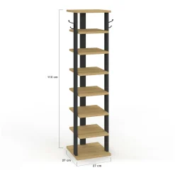 Etagère à chaussures 8 niveaux*IDMarket Best