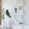 Etagère blanche en S 6 niveaux*IDMarket Online