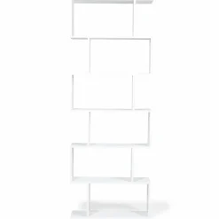 Etagère blanche en S 6 niveaux*IDMarket Online