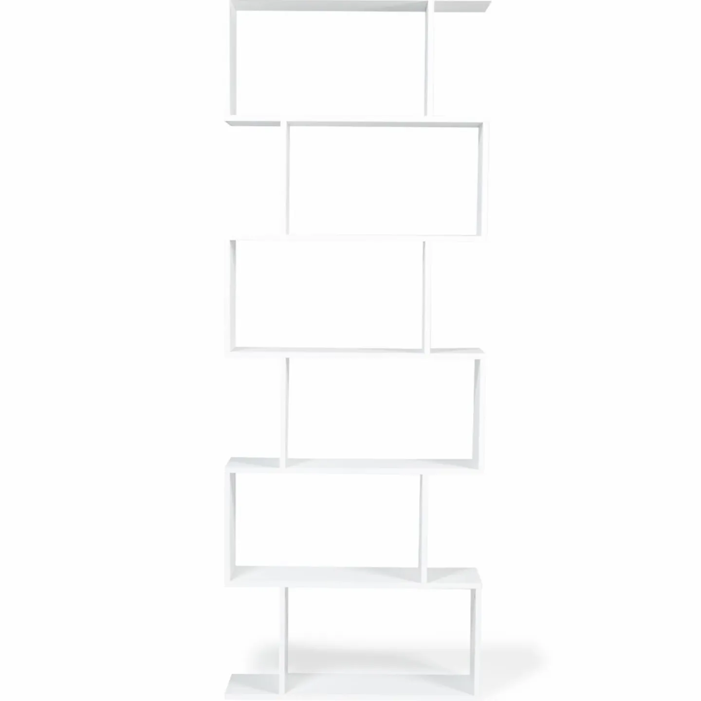 Etagère blanche en S 6 niveaux*IDMarket Online