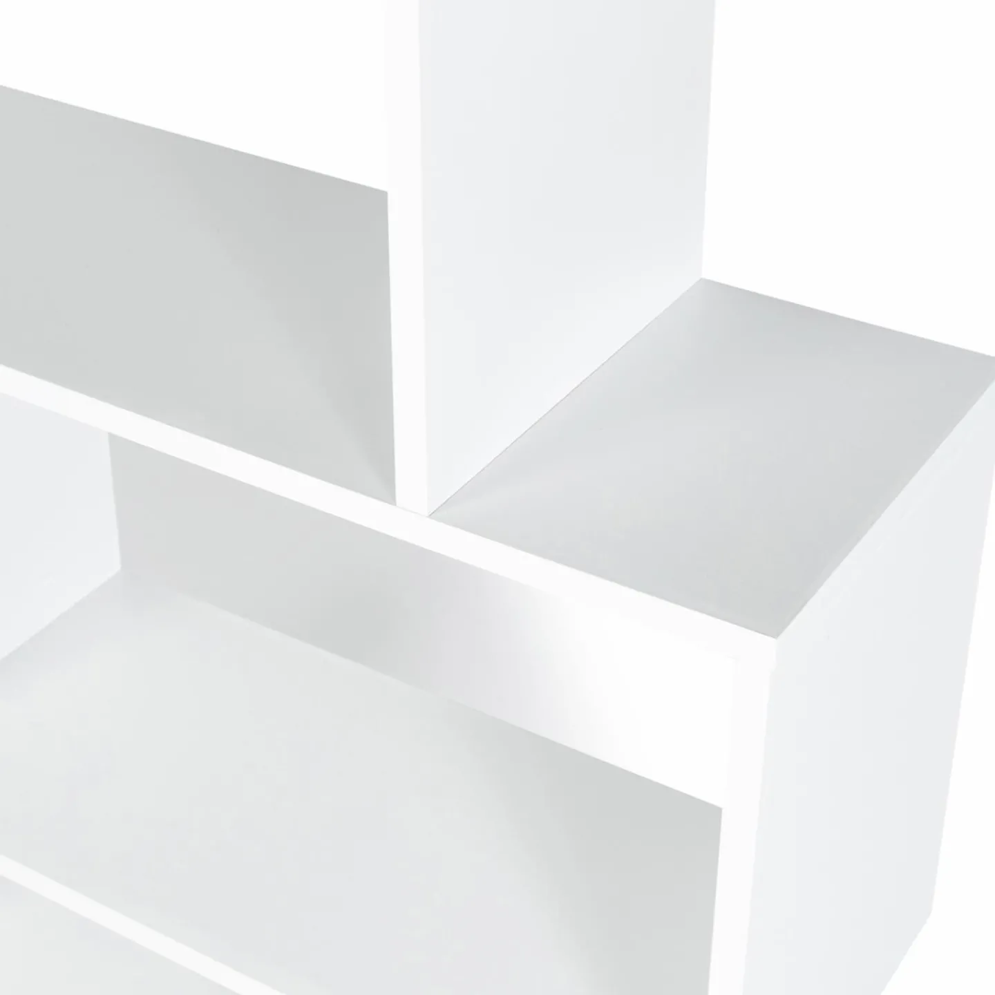 Etagère blanche en S 6 niveaux*IDMarket Online