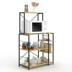 Etagère de cuisine support micro ondes*IDMarket Best