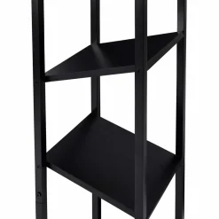 Etagère de rangement pour bois de chauffage en acier noir*IDMarket New