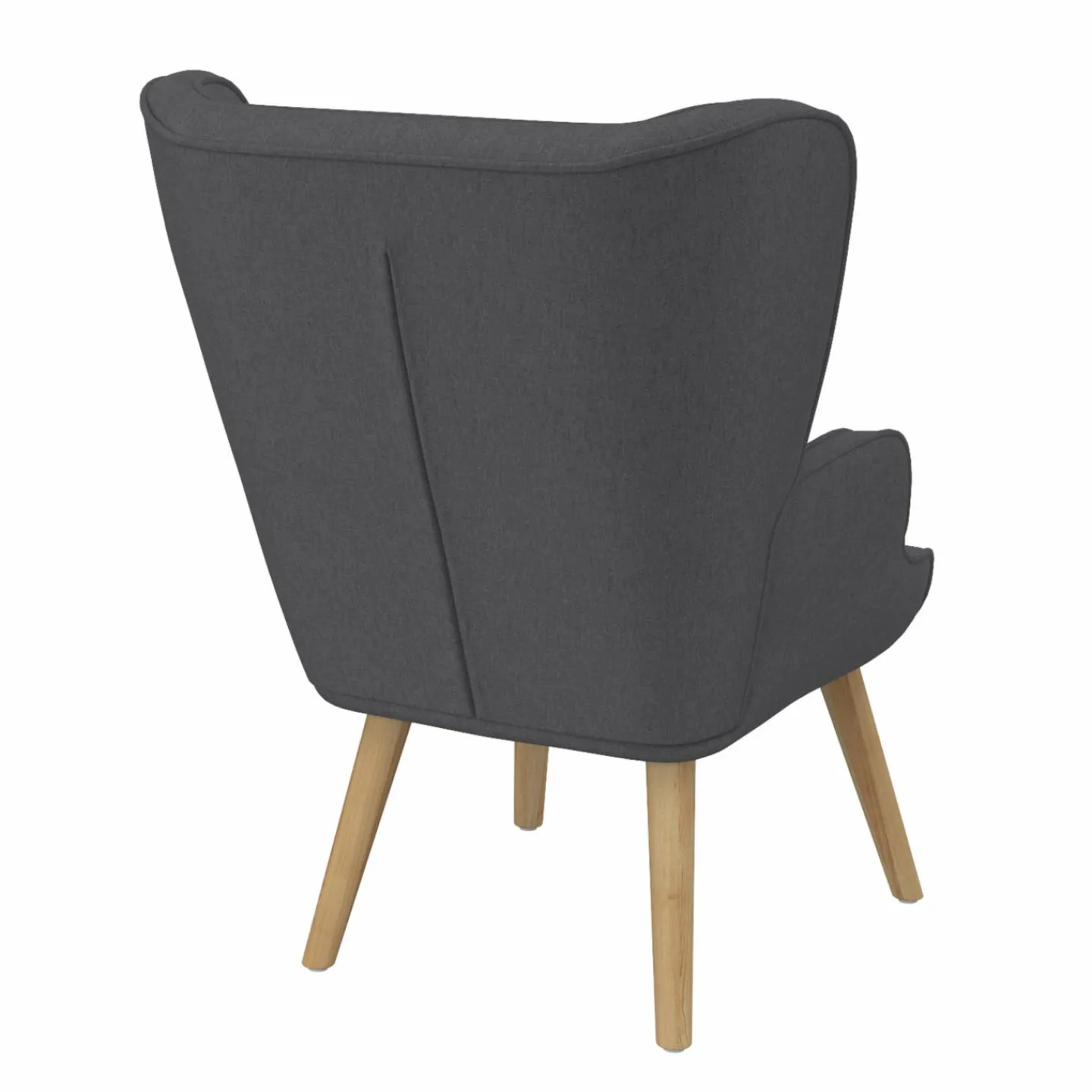 Fauteuil scandinave confortable gris*IDMarket Online