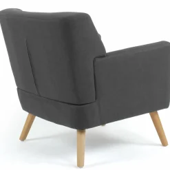 Fauteuil scandinave gris anthracite*IDMarket