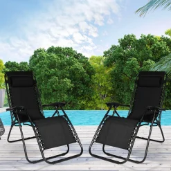 Fauteuils RELAX grand confort noir*IDMarket
