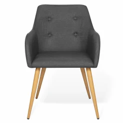 Fauteuils scandinaves gris anthracite*IDMarket Hot