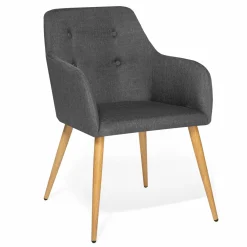 Fauteuils scandinaves gris anthracite*IDMarket Hot